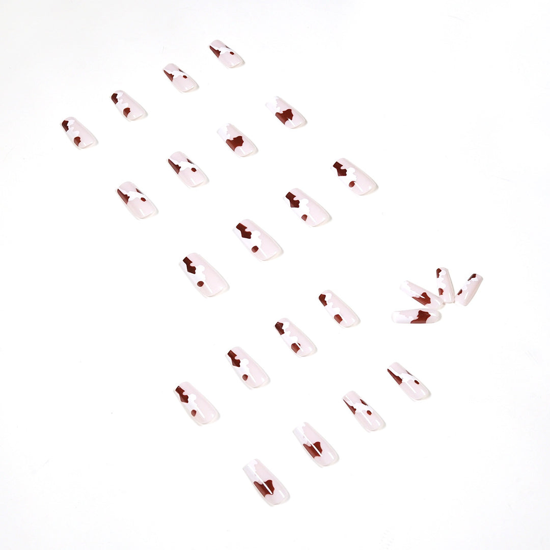 Artistic acrylic nails with elegant gradient and creative designs Stornfield