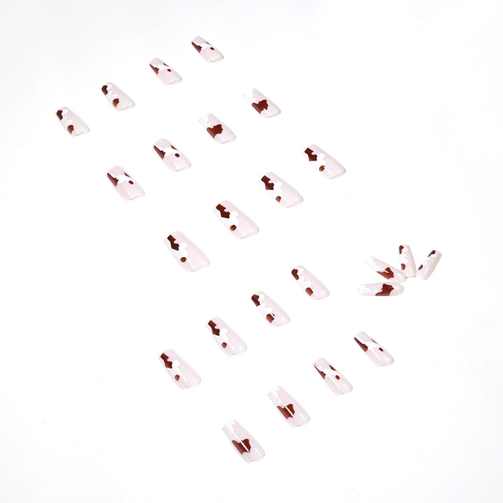 Artistic acrylic nails with elegant gradient and creative designs Stornfield