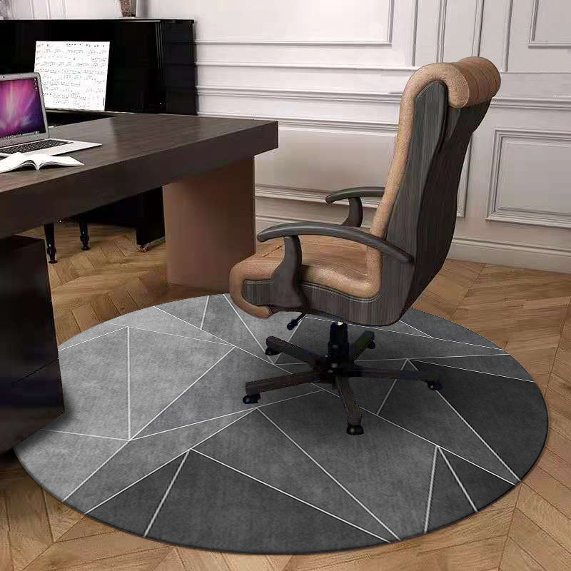 Round Geometric Pattern Area Rug Stornfield