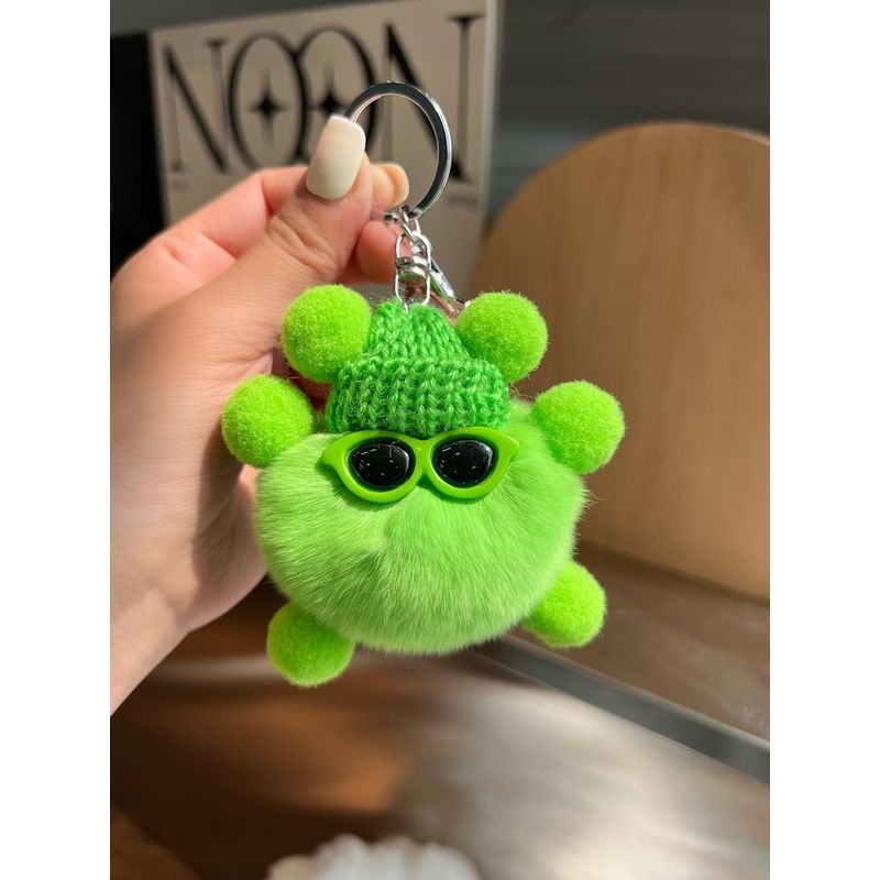 Fun and Playful Plush Cactus Keychain Stornfield