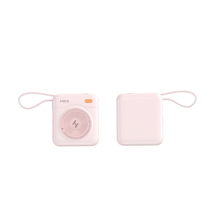 Compact power bank with integrated cable and LED display Stornfield