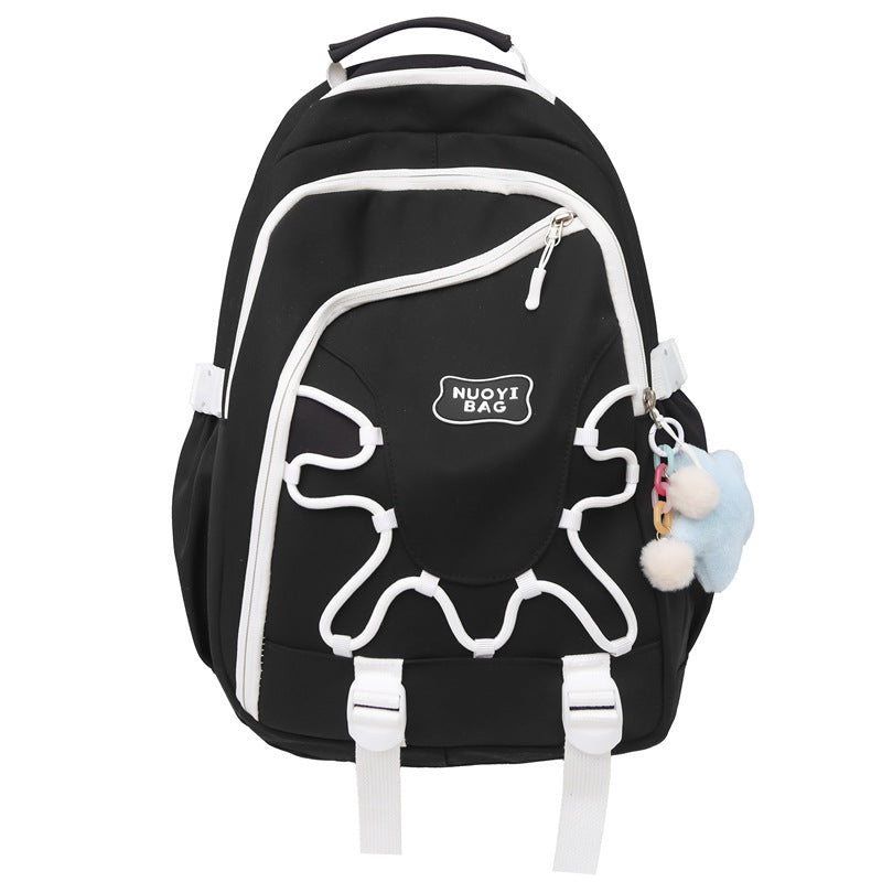 Playful Character Embroidered Backpack Stornfield