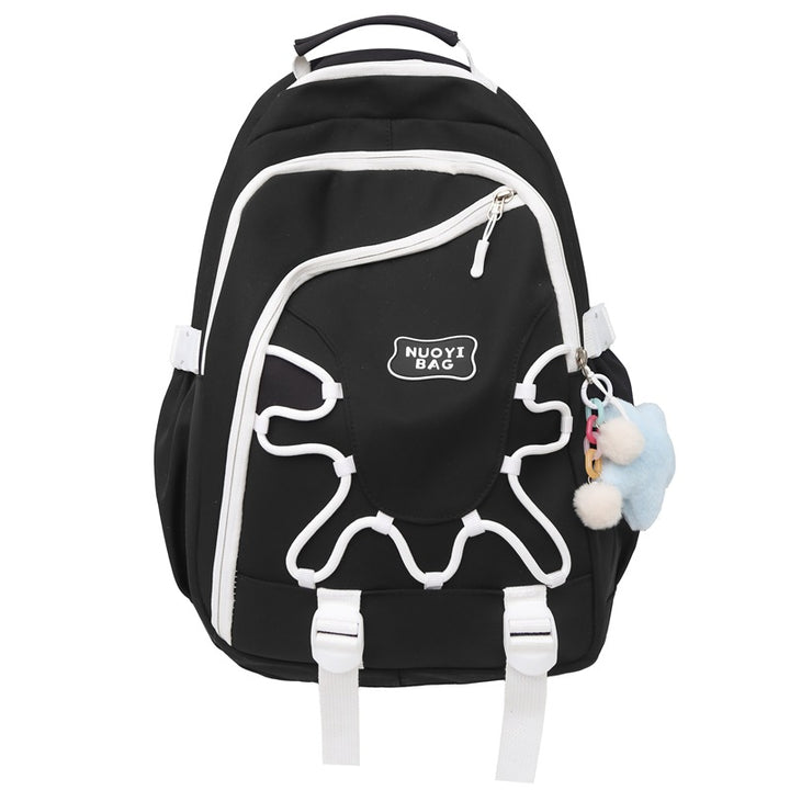 Playful Character Embroidered Backpack Stornfield