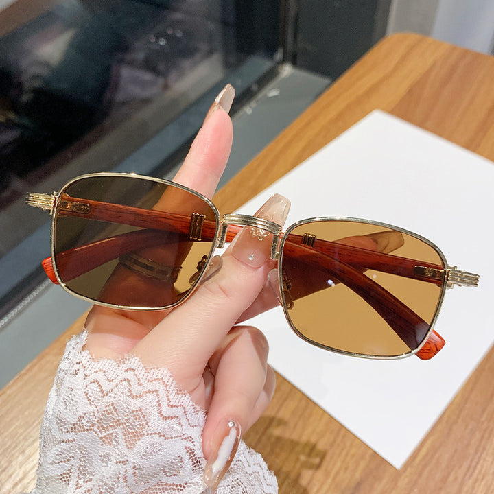 Ladies sunglasses with luxurious wooden frame Stornfield