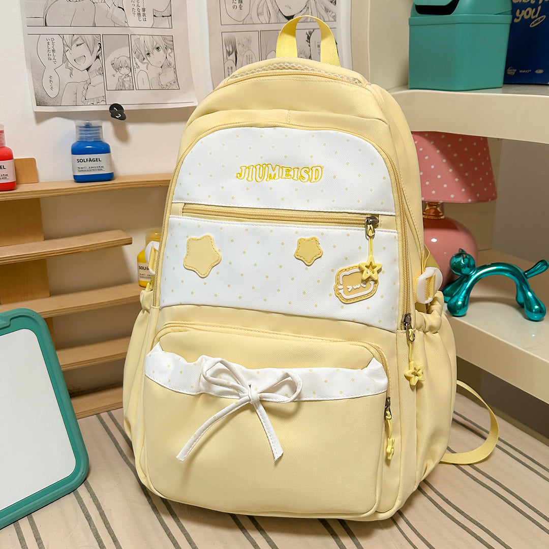 Charming Decorative Star-Embellished Backpack Stornfield