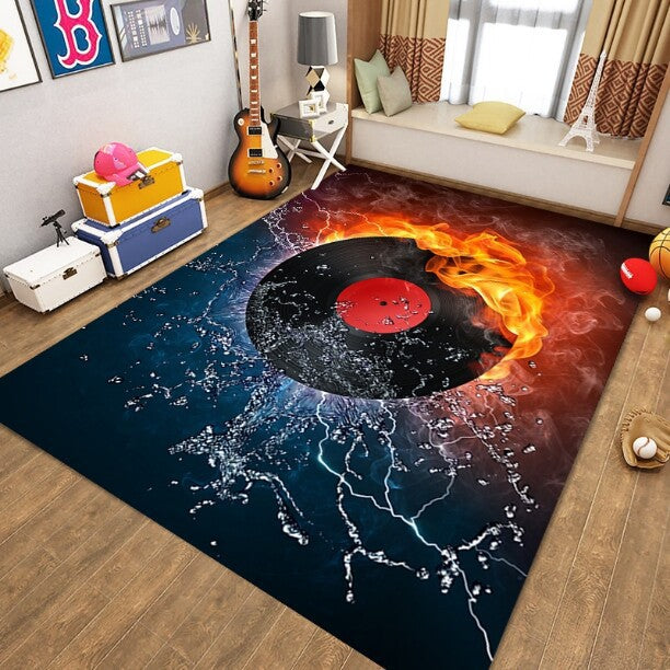 3D Car Illusion Area Rug