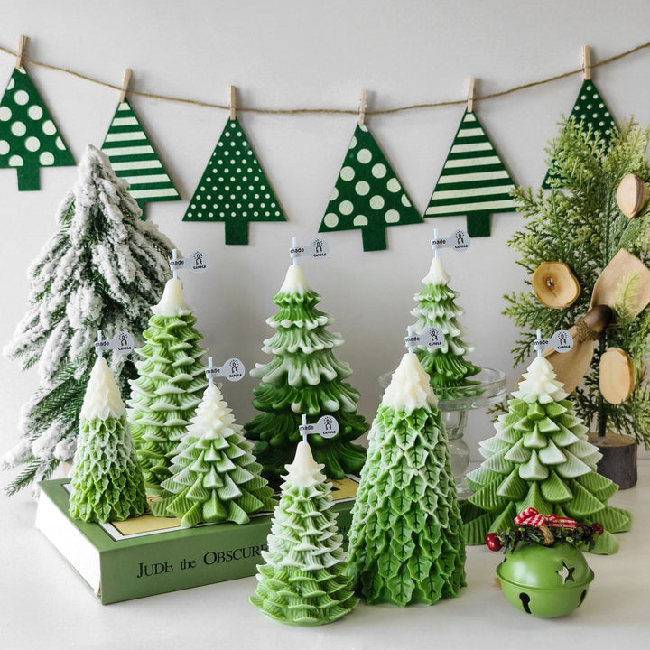 Christmas Tree Shaped Candle