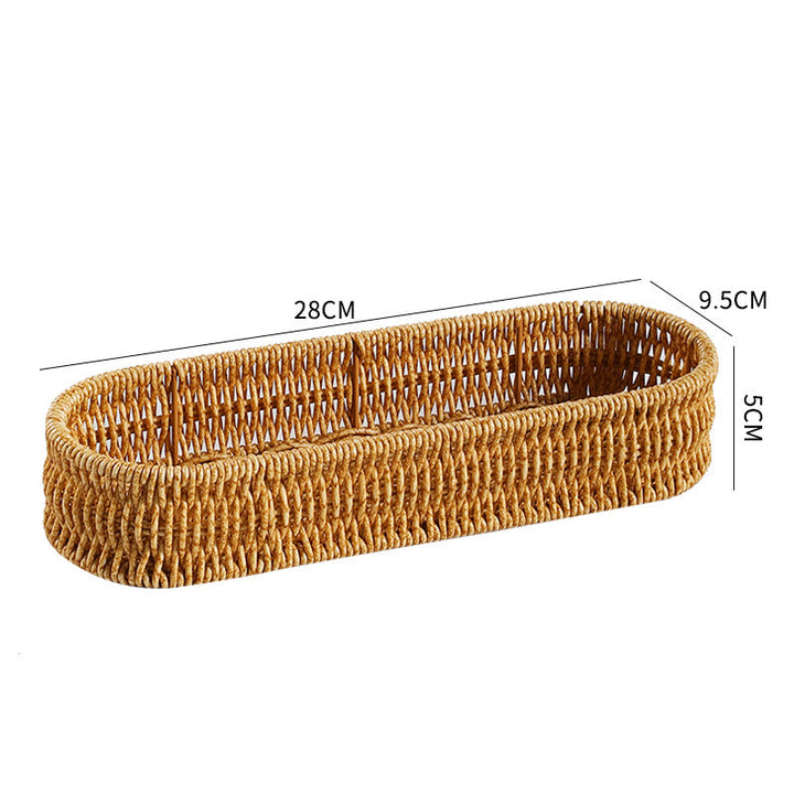Oval Woven Storage Tray Stornfield