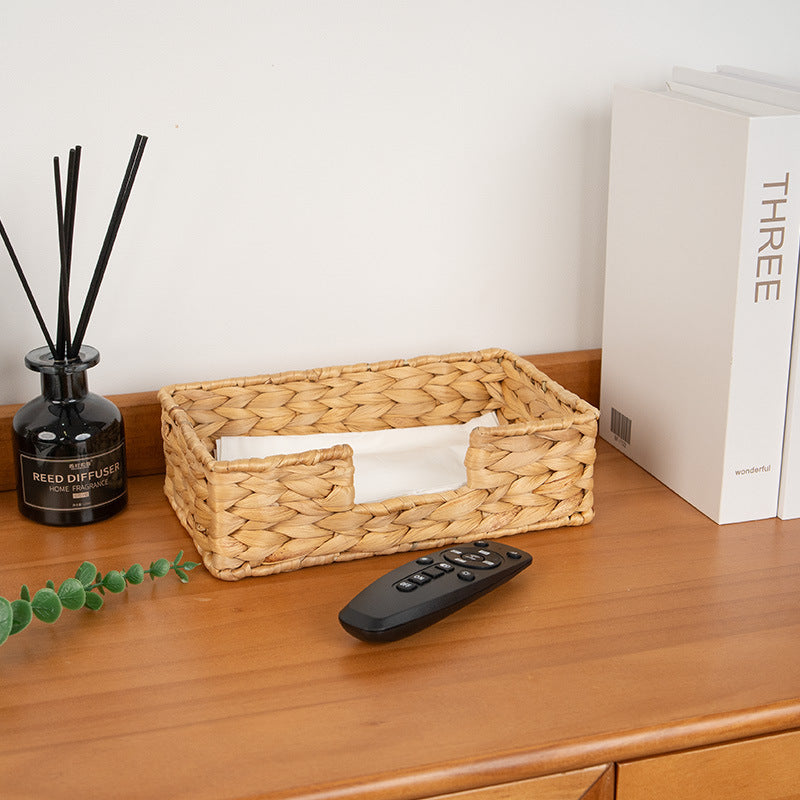 Handcrafted Natural Wicker Organizer Stornfield