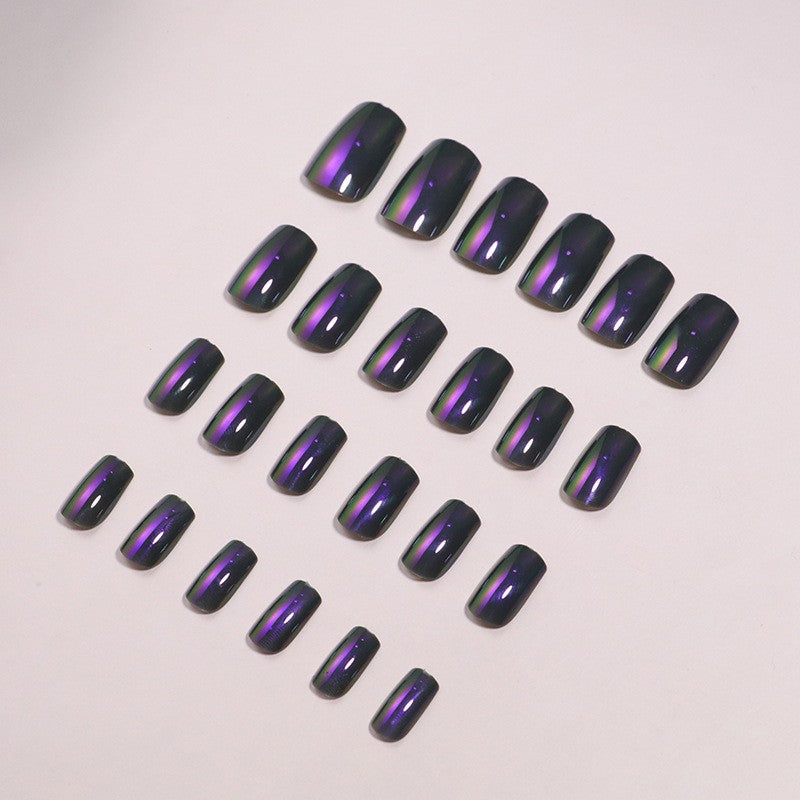 Natural French Tip Press-On Nails Stornfield