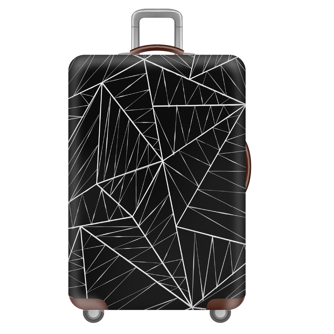 Unisex non-elastic suitcase cover with tropical leaf pattern, stretch protective cover for hard shell and soft case Stornfield