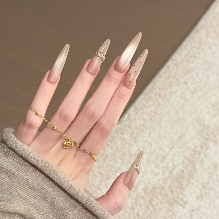 Premium Stiletto Press-On Nail Extensions Stornfield