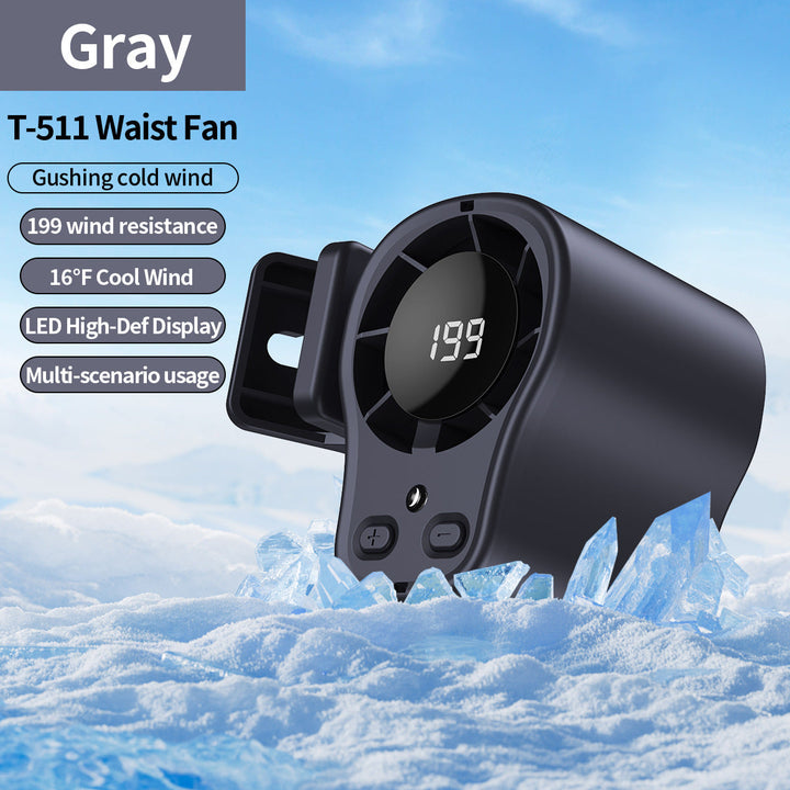 Unisex Waist-Mounted Cooling Fan Stornfield