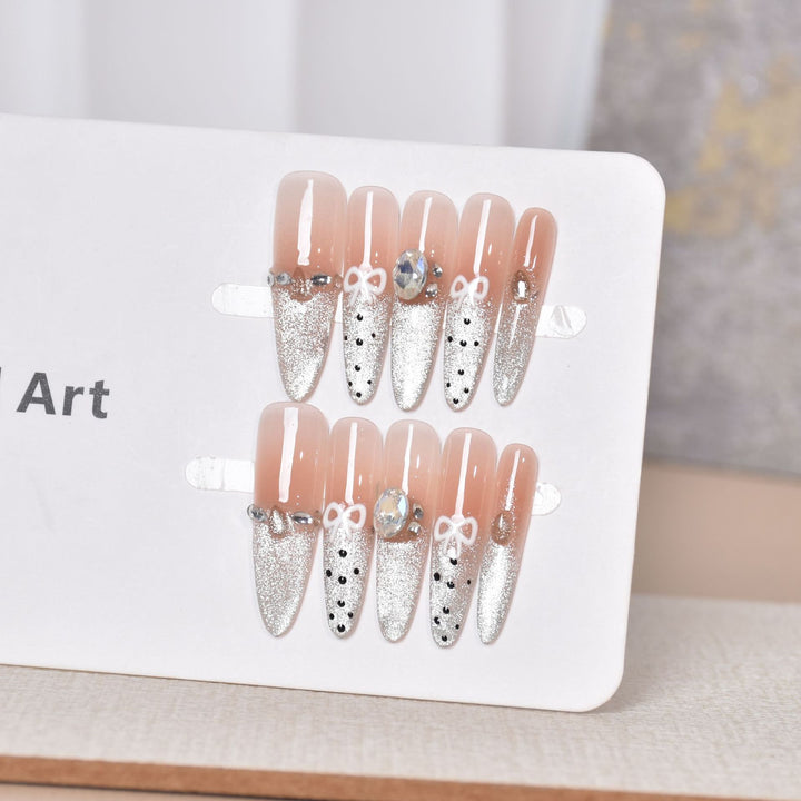 Glittering Decorative Press-On Nail Art Stornfield