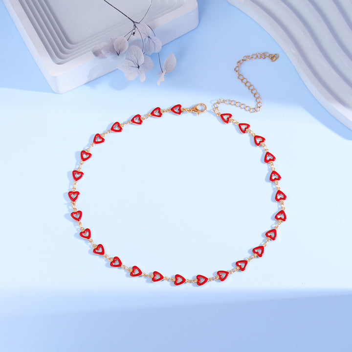 Colorful Heart Charm Anklet Stornfield