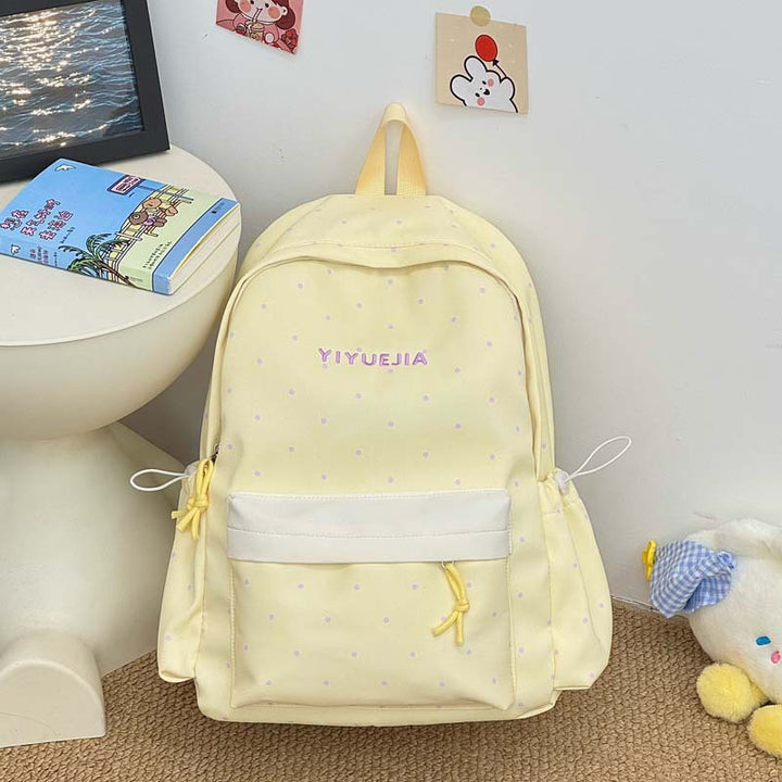 Casual Polka Dot Backpack Stornfield