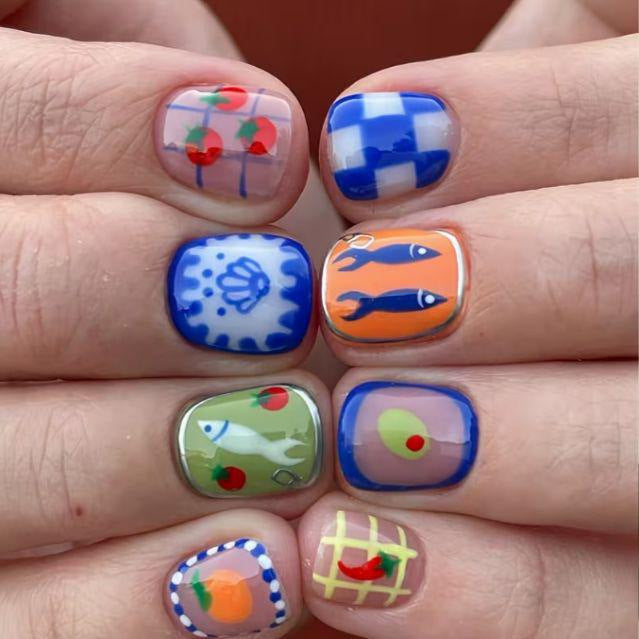 Playful Artistic Nail Design Stornfield
