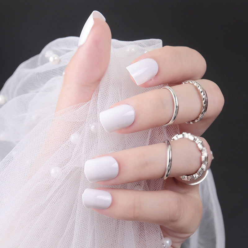 High-Gloss Square Press-On Nails Stornfield