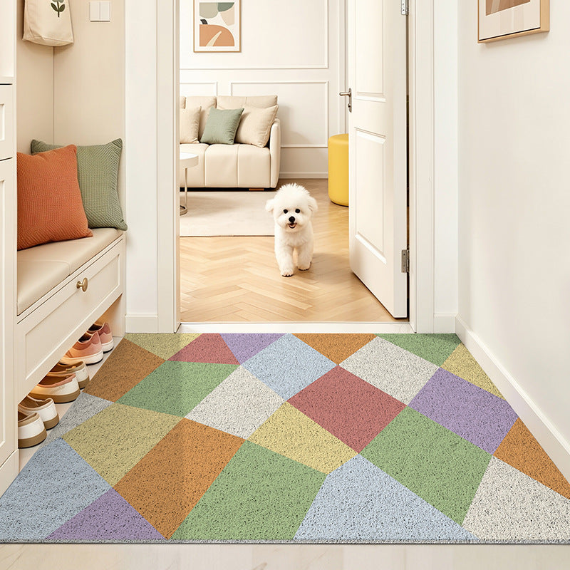 Geometric Patterned Entrance Mat