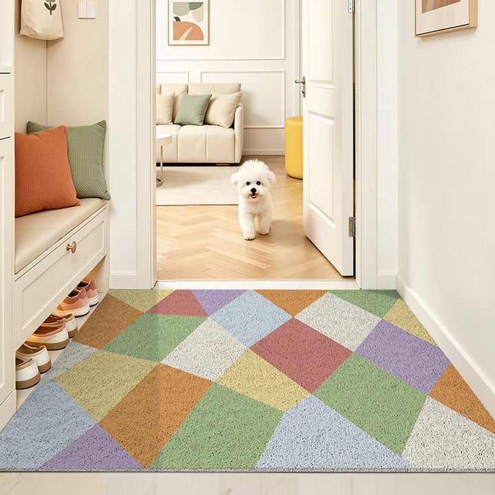 Geometric Patterned Entrance Mat