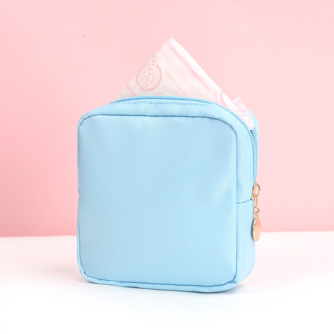 Cosmetic storage bag with fine stripe pattern Stornfield