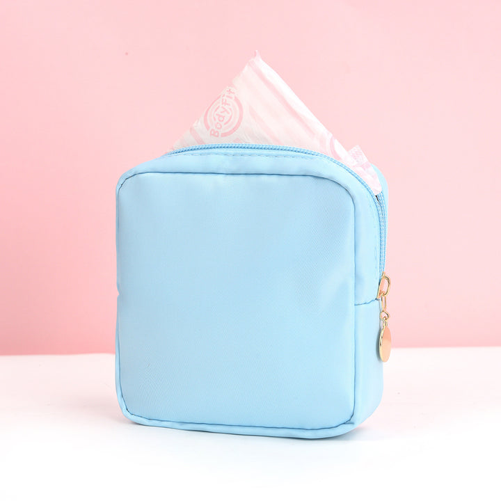 Cosmetic storage bag with fine stripe pattern Stornfield