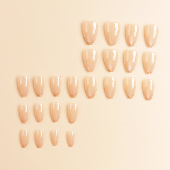 Elegant Ombre Glitter Nail Tips Stornfield