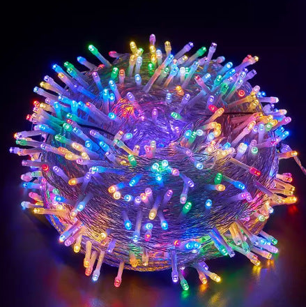Decorative Outdoor LED Star And Globe String Lights Weather-Resistant Versatile Hanging Garland Stornfield