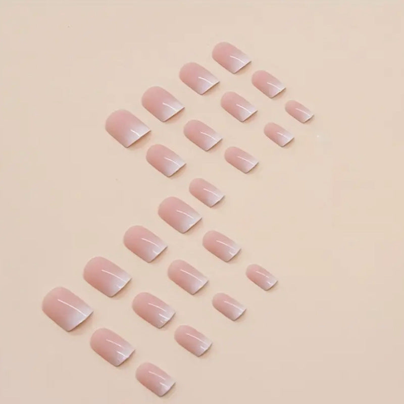 DIY Natural French Tip Press-On Nails Stornfield