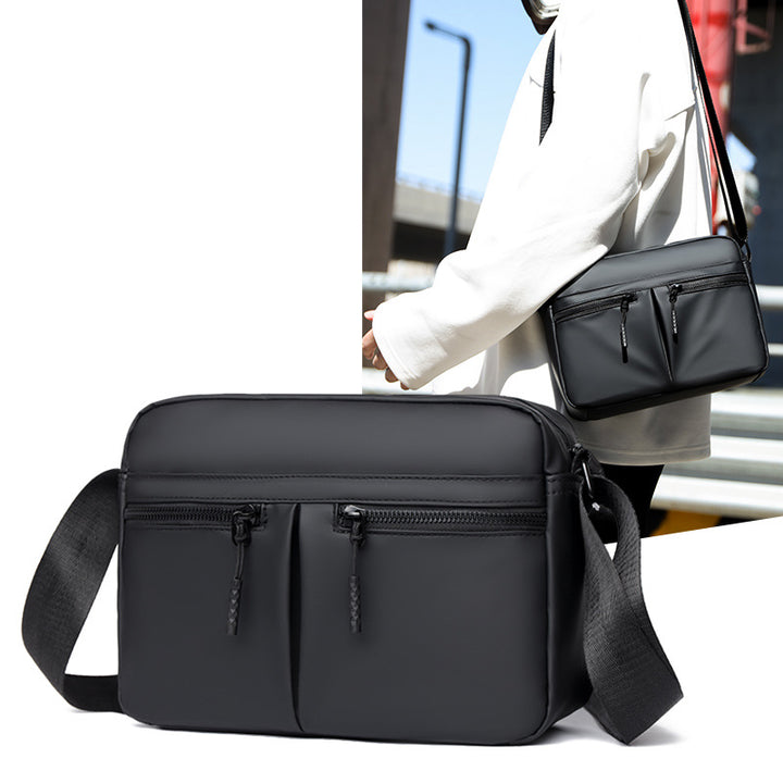 Sleek Dual-Zippered Utility Crossbody Bag Stornfield