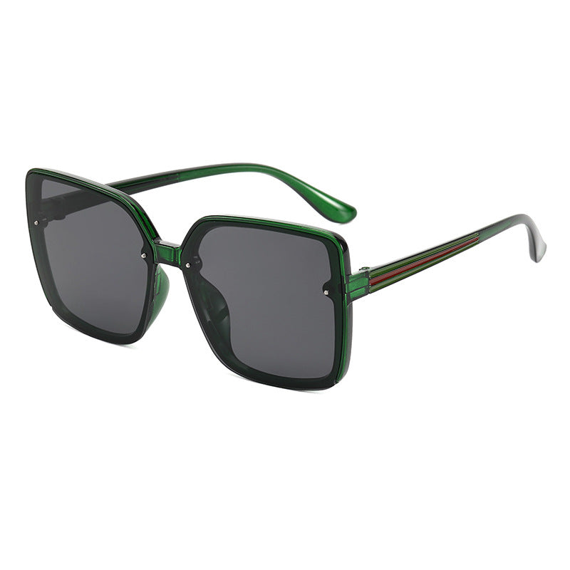 Women's Oversized Square Sunglasses with Contrasting Frame Stornfield