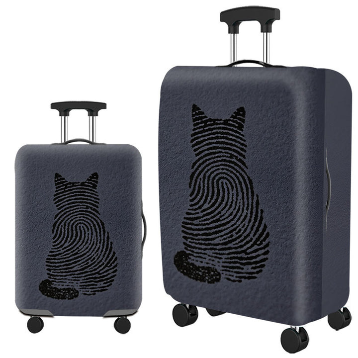 Artistic Cat-Themed Hard Shell Suitcase Stornfield