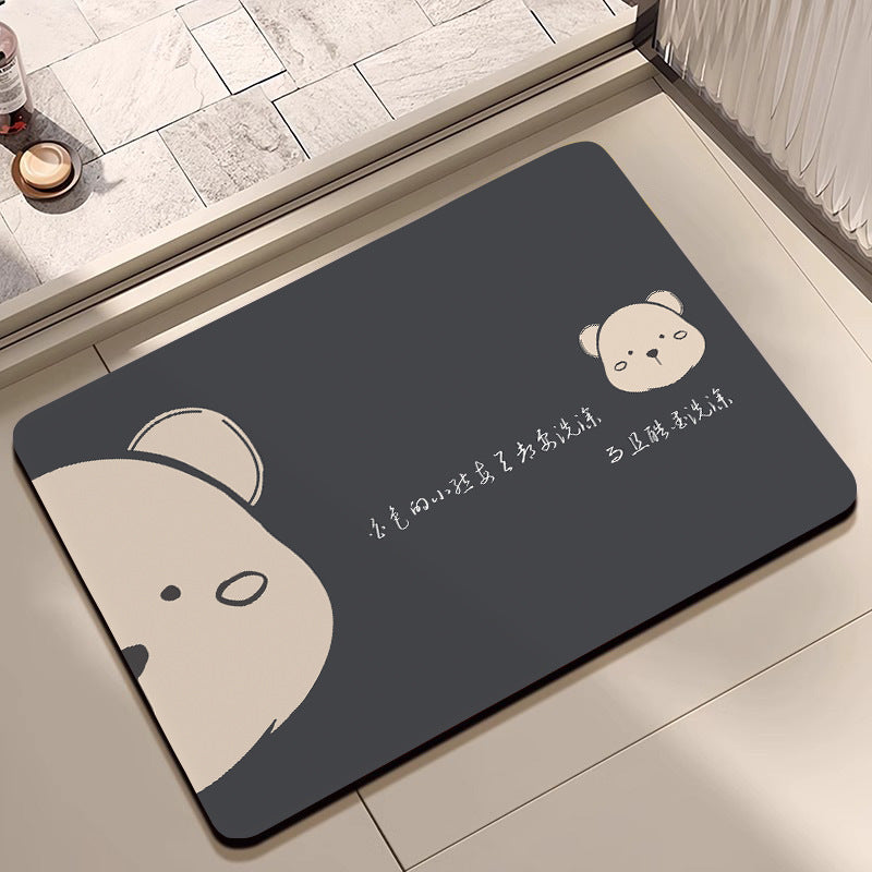 Artistic Cartoon Entrance Mat Stornfield