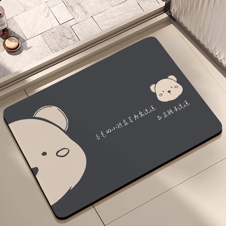 Artistic Cartoon Entrance Mat Stornfield