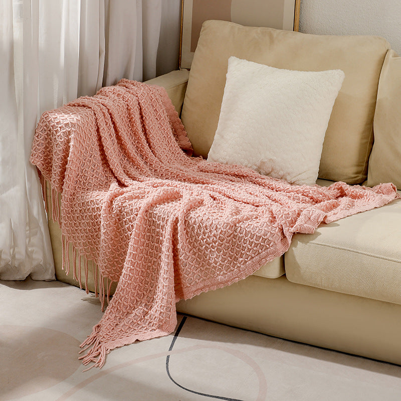 Women elegant structured blanket Stornfield