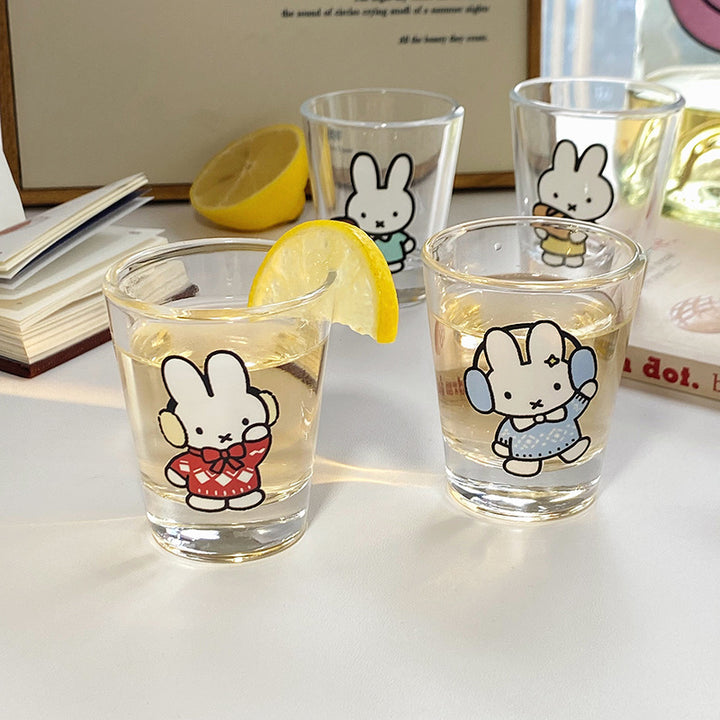 Drinking Glass Set with Playful Miffy Design Stornfield