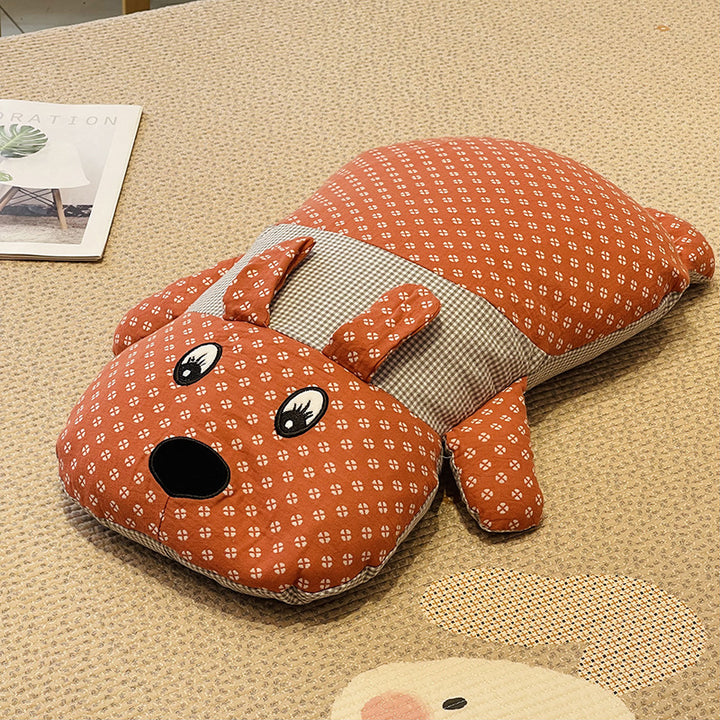 Cozy animal design sleeping mat for children with removable cover