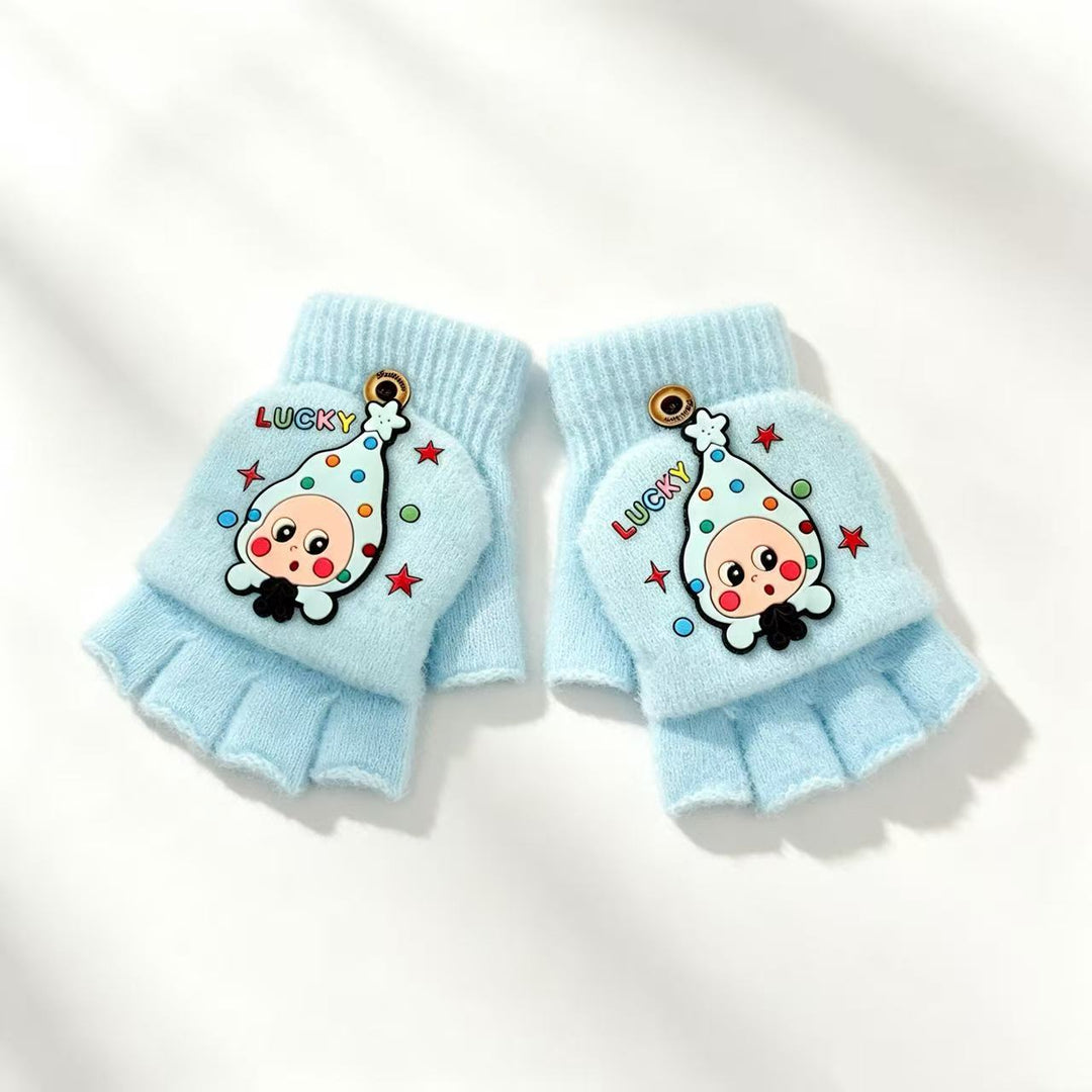 Cute Cartoon-Themed Fingerless Gloves Stornfield