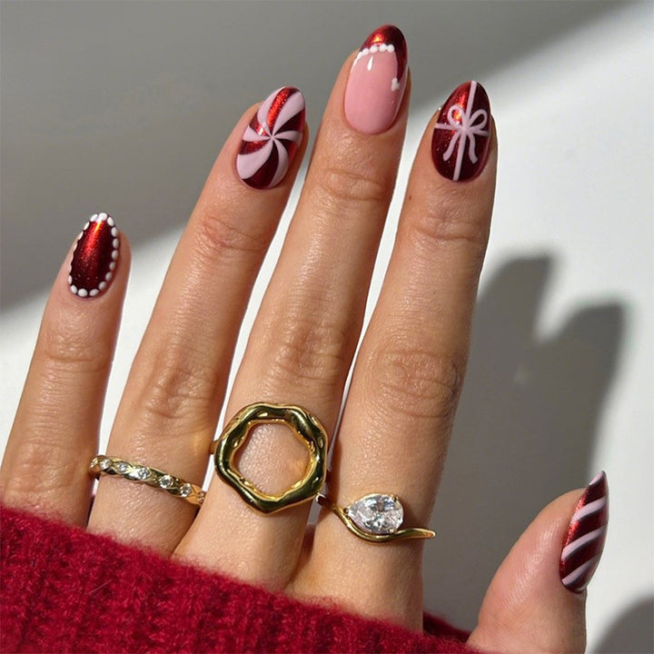 Artificial nail tips with ombre design Stornfield
