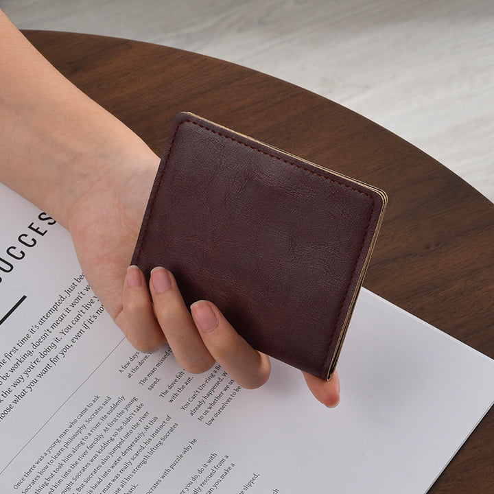Compact Leather Travel Wallet Stornfield