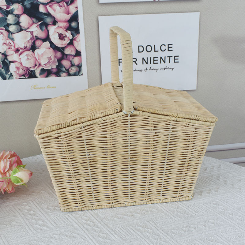 Handwoven Picnic Storage Basket Stornfield