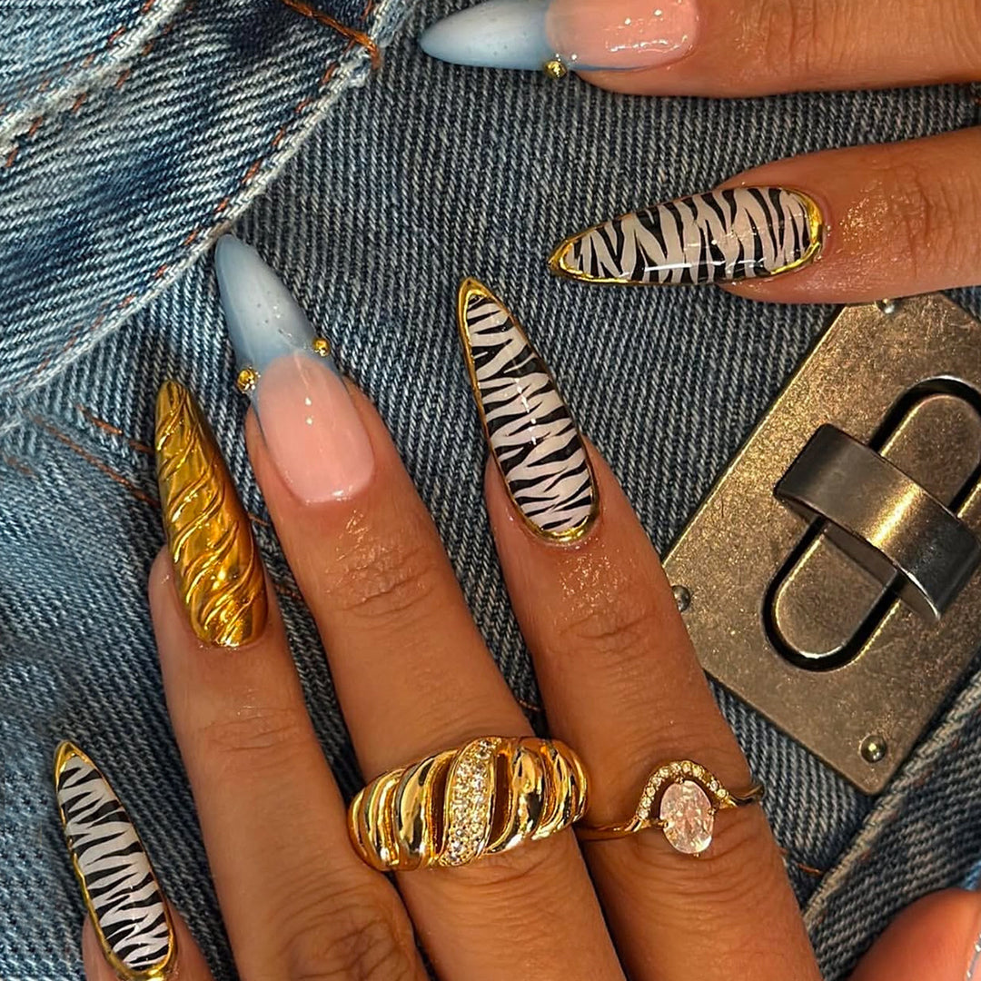 Creative Nail Art in Leopard Design Stornfield