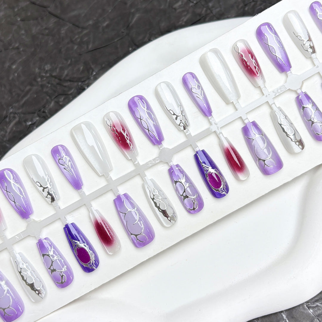 Premium Artistic Press-On Nail Kit