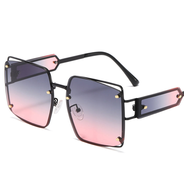 Women's elegant oversized sunglasses with distinctive geometric design Stornfield