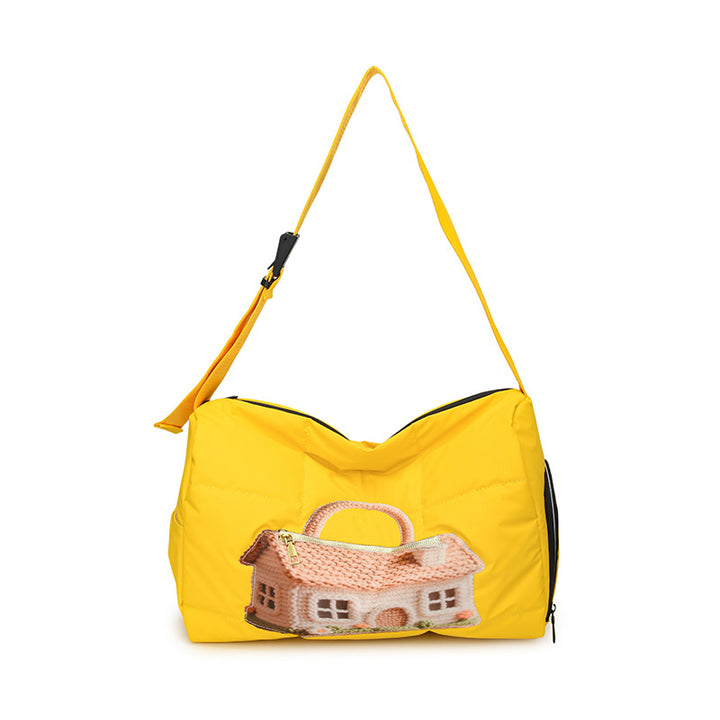 Fashionable Shoulder Bag with Unique Design and Practical Compartments Stornfield