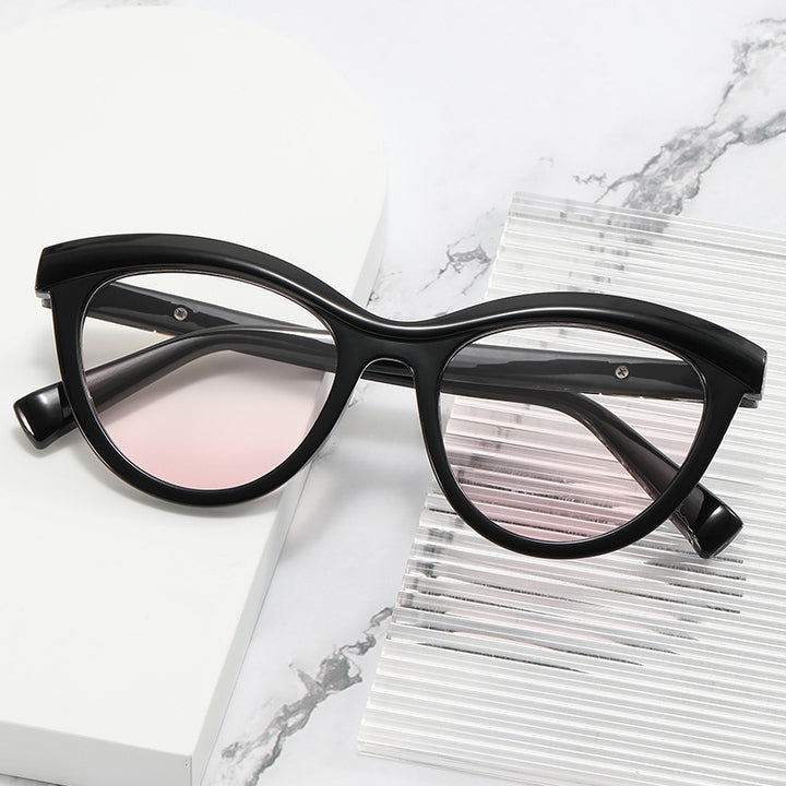 Ladies elegant Cat-Eye sunglasses with stylish metal frame Stornfield