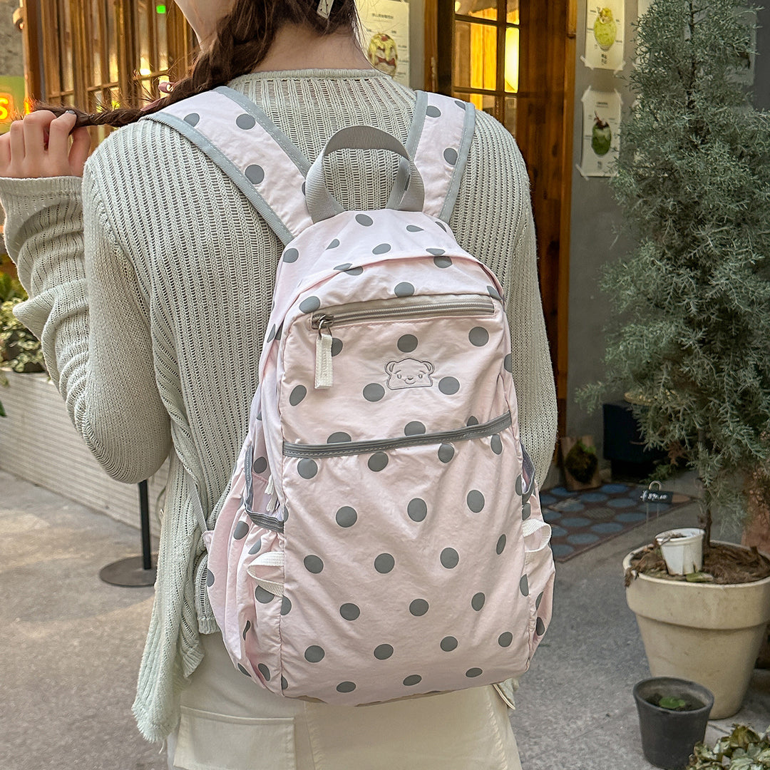 Casual Polka Dot Backpack Stornfield
