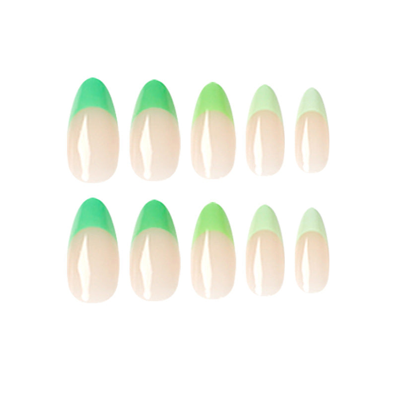 Artful nail extensions with trendy ombre color Stornfield