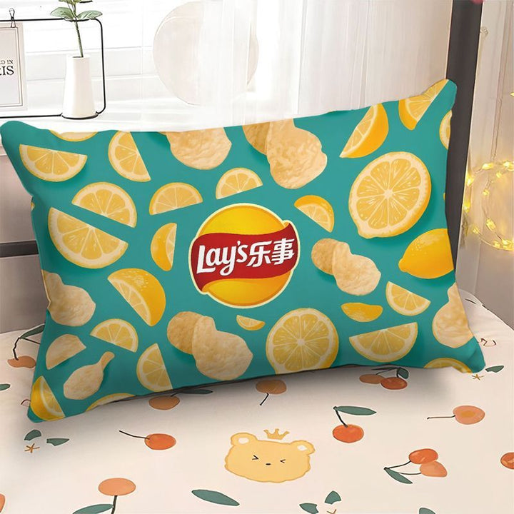 Playful Snack-Themed Decorative Throw Pillow