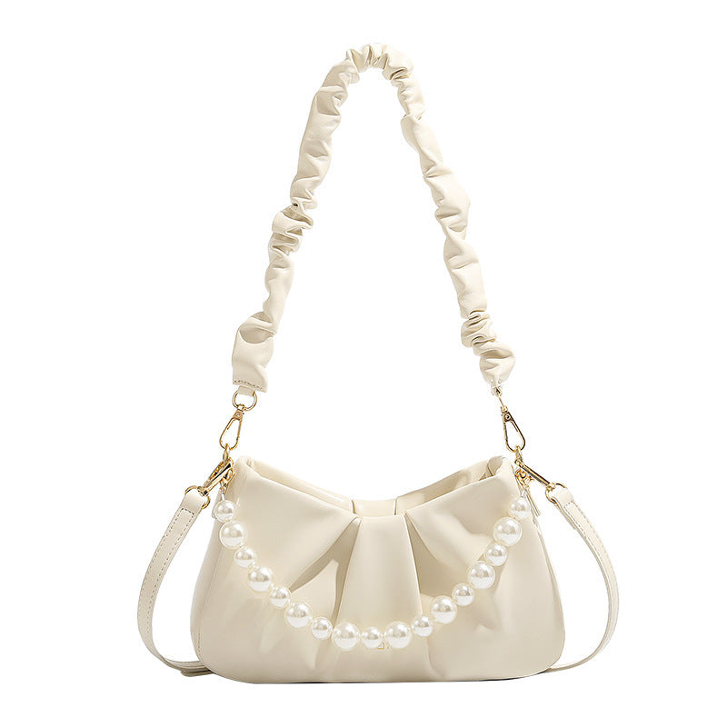 Elegant Pearl-Accent Sling Bag Stornfield